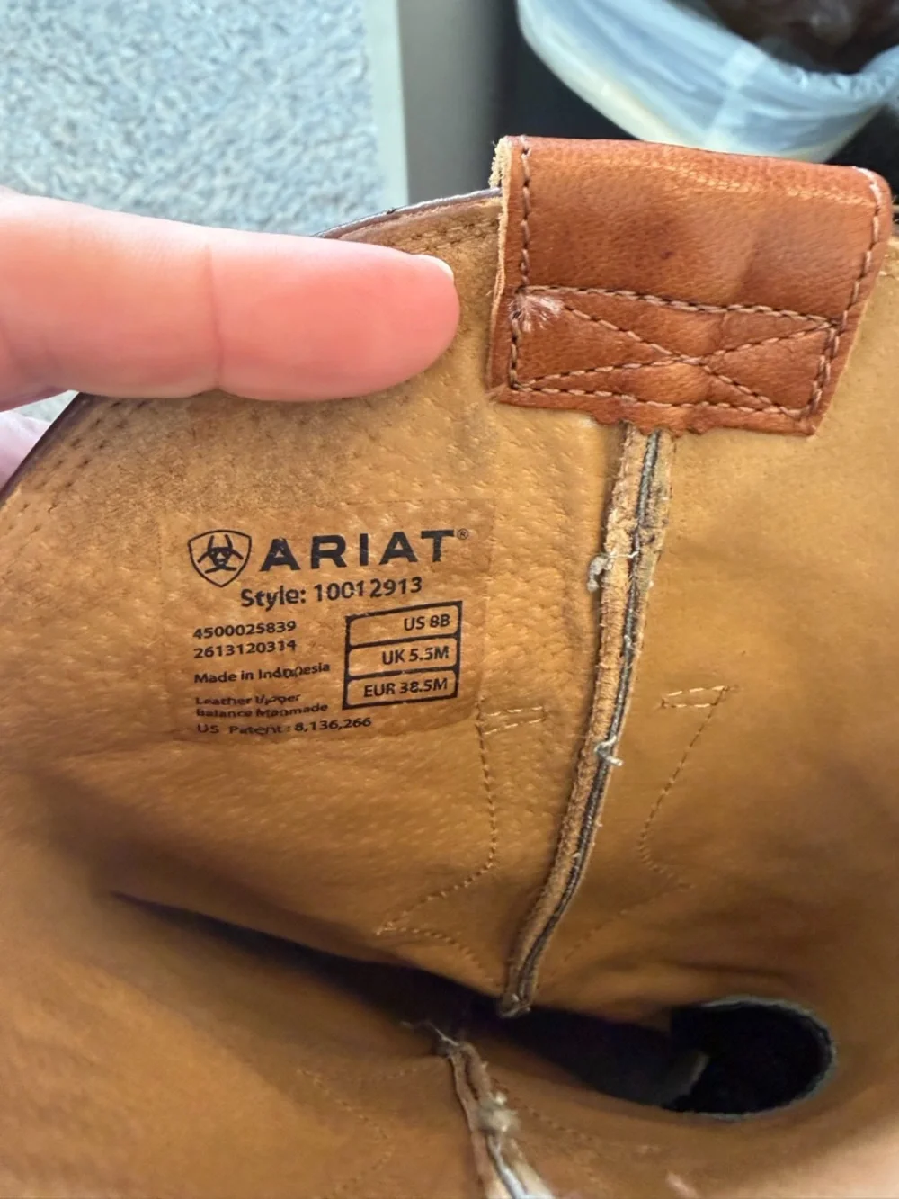 Ariat Brown Studded Western Heeled Boots 10012913 - Picture 11 of 11